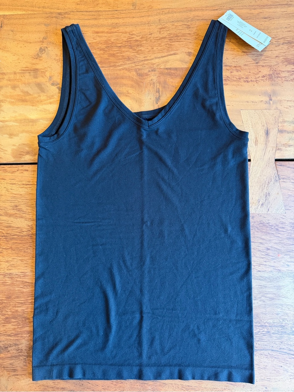 Chico's Black V-Neck Tank Top